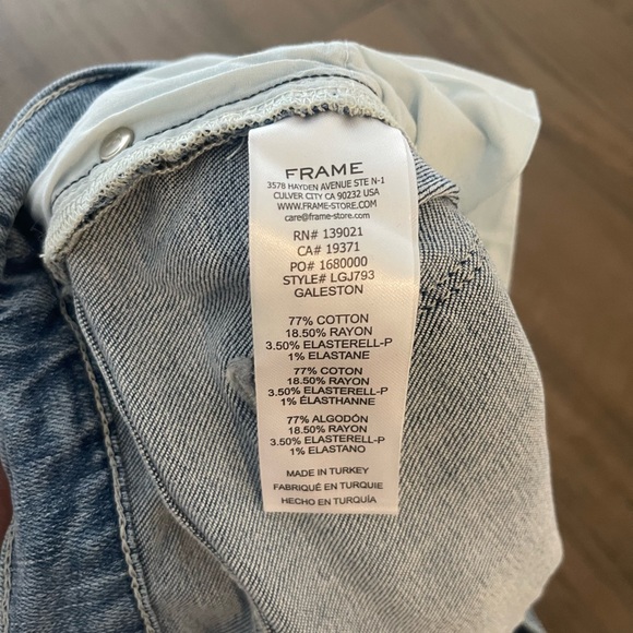 Frame Garçon slim boyfriend blue jean 27 - Picture 11 of 11